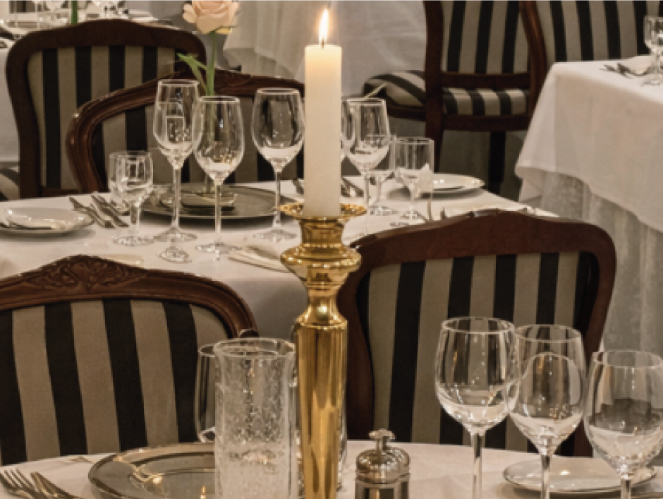 Fællesspisning på Kokkedal Slotshotel